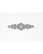 Schild, quer, Kommoden Beschläge, Eisen, 12.5 cm, 4.5 cm