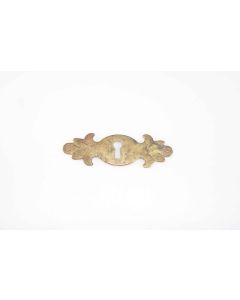 Schild, quer, patiniert, Kommoden Beschläge, Messing, 3.5 cm, 11.5 cm