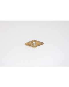 Schild, quer, patiniert, Kommoden Beschläge, Messing, 4 cm, 9 cm