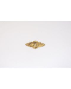 Griffplatte, quer, patiniert, Kommoden Beschläge, Messing, 4 cm, 9 cm