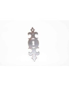 Schild, hoch, Kommoden Beschläge, Eisen, 13.5 cm, 4 cm
