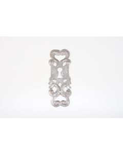 Schild, hoch, Beschläge, Blei, 14 cm, 5 cm