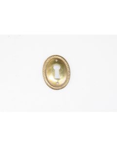 Schild, hoch, poliert, Beschläge, Messing, 4 cm, 3 cm
