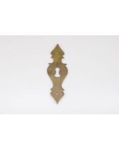 Schild, hoch, poliert, Beschläge, Messing, 135mm, 45mm