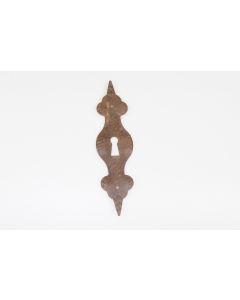 Schild, hoch, rostig, Beschläge, Eisen, 165mm, 45mm