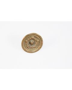 Knopf, rund, poliert, Beschläge, Messing, 4.5 cm, 4.5 cm