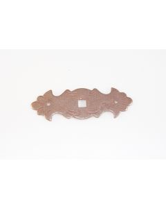 Rosette, quer, Beschläge, Eisen, 3.5 cm, 11 cm
