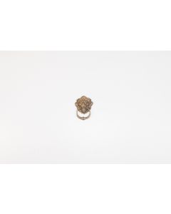 Griff, rund, Löwe, poliert, Beschläge, Messing, 4.5 cm, 4 cm