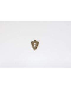 Schild, Beschläge, Messing, 5.5 cm, 3.5 cm