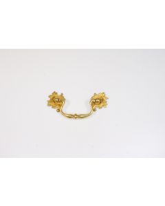 Griff, poliert, Beschläge, Messing, 4.5 cm, 9.5 cm