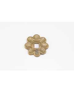 Rosette, rund, poliert, Beschläge, Messing, 4.5 cm, 4.5 cm