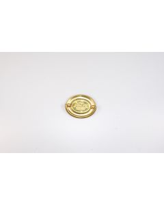Griff, quer, poliert, Beschläge, Messing, 5.5 cm, 7 cm