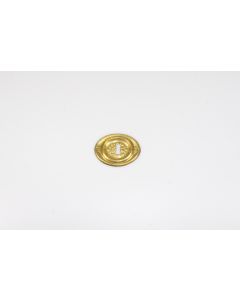Schild, Beschläge, Messing, 5 cm, 6.5 cm