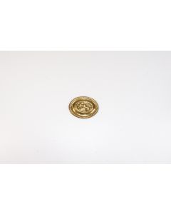 Schild, quer, poliert, Beschläge, Messing, 5 cm, 7 cm