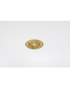 Schild, Beschläge, Messing, 5 cm, 9 cm
