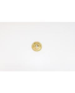 Schild, rund, poliert, Beschläge, Messing, 5.5 cm, 5.5 cm