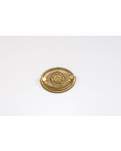 Griff, quer, poliert, Beschläge, Messing, 5 cm, 6.5 cm