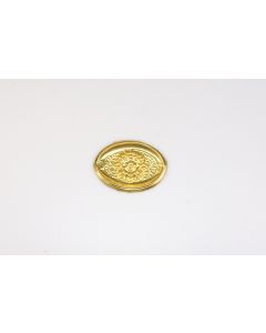 Schild, quer, poliert, Beschläge, Messing, 5 cm, 6.5 cm