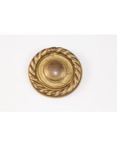 Griff, rund, poliert, Beschläge, Messing, 6 cm, 6 cm