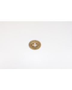 Schild, quer, poliert, Beschläge, Messing, 5.5 cm, 6.5 cm