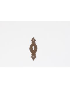Schild, hoch, Beschläge, Eisen, 10.5 cm, 3 cm