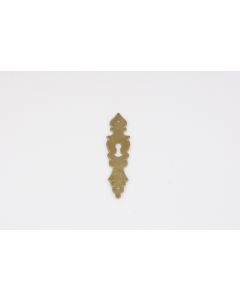 Schild, hoch, poliert, Beschläge, Messing, 105mm, 25mm