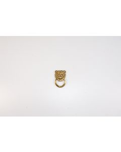 Griff, rund, Löwe, poliert, Beschläge, Messing, 3.5 cm, 3.5 cm