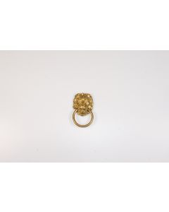 Griff, rund, Löwe, poliert, Beschläge, Messing, 5.5 cm, 4.5 cm