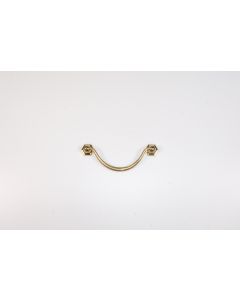 Griff, poliert, Beschläge, Messing, 4.5 cm, 12.5 cm