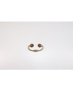 Griff, poliert, Beschläge, Messing, 4.5 cm, 8 cm