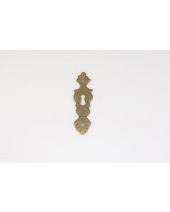 Schild, hoch, poliert, Beschläge, Messing, 9.5 cm, 3 cm