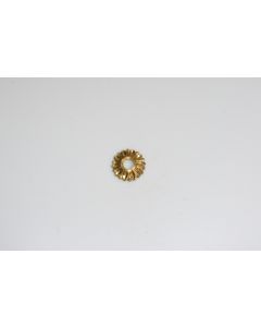 Rosette, rund, poliert, Beschläge, Messing, 4 cm, 4 cm
