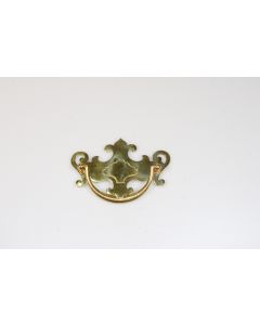 Griff, quer, poliert, Beschläge, Messing, 8 cm, 12.5 cm