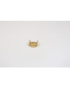 Griff, quer, poliert, Beschläge, Messing, 3 cm, 4.5 cm
