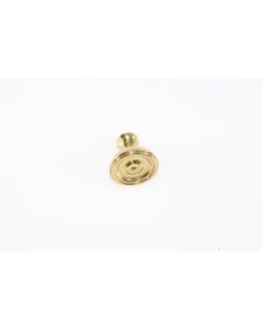 Knopf, rund, poliert, Beschläge, Messing, 2 cm, 2 cm