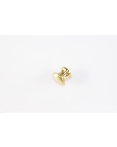 Knopf, rund, poliert, Beschläge, Messing, 1.5 cm, 1.5 cm