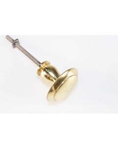 Knopf, rund, poliert, Beschläge, Messing, 3.5 cm, 3.5 cm