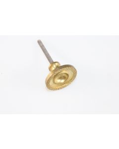 Knopf, rund, poliert, Beschläge, Messing, 3 cm, 3 cm