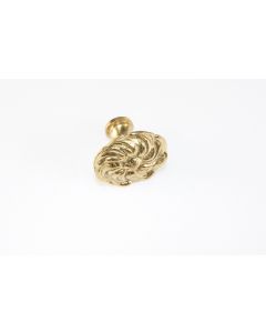 Knopf, rund, poliert, Beschläge, Messing, 2.5 cm, 2.5 cm