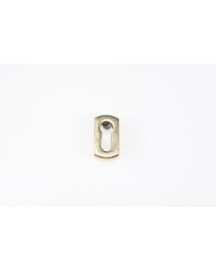 Schlüsselbuchse, hoch, poliert, Beschläge, Messing, 2.5 cm, 1.5 cm