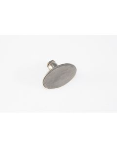 Knopf, quer, Beschläge, Eisen, 3 cm, 3.5 cm