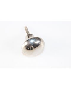 Knopf, rund, silbrig, Beschläge, Kunststoff, 3.5 cm, 3.5 cm