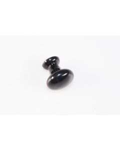 Knopf, rund, schwarz, Beschläge, Kunststoff, 2.5 cm, 2.5 cm