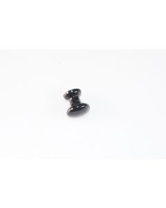 Knopf, rund, schwarz, Beschläge, Kunststoff, 1.5 cm, 1.5 cm