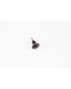 Knopf, rund, schwarz, Beschläge, Kunststoff, 1 cm, 1 cm
