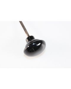 Knopf, rund, schwarz, Beschläge, Kunststoff, 3.5 cm, 3.5 cm