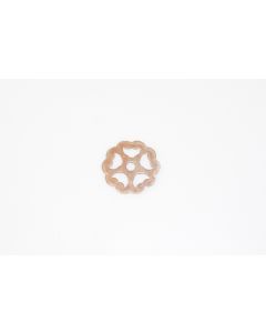 Rosette, rund, rostig, Beschläge, Eisen, 3.5 cm, 3.5 cm