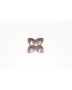 Rosette, viereckig, Beschläge, Eisen, 4 cm, 4 cm