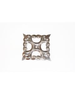Rosette, viereckig, Beschläge, Eisen, 6.5 cm, 6.5 cm