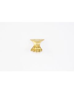 Tisch-Zierfuss, Löwentatze, poliert, Beschläge, Messing, 3 cm, 2.5 cm